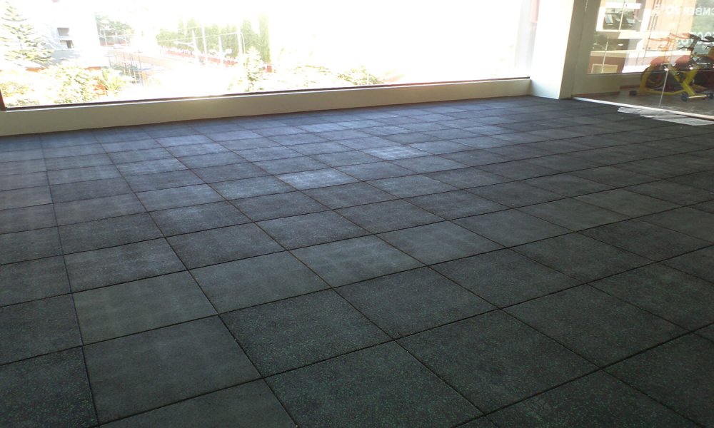 Decorative Flooring With Chips Ecoflex